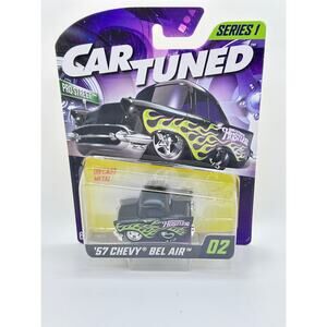 Car Tuned Series 1 1957 Chevy Bel Air #02 Black Fire